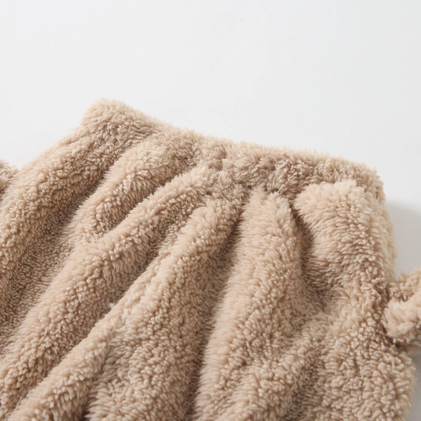 Baby Toddler Boy Girl 2Pcs Bear Winter Clothes Set Zipper Hooded Top with Ears Pant Suit Thick Warm Fleece Two Piece Jogger Set Outfit