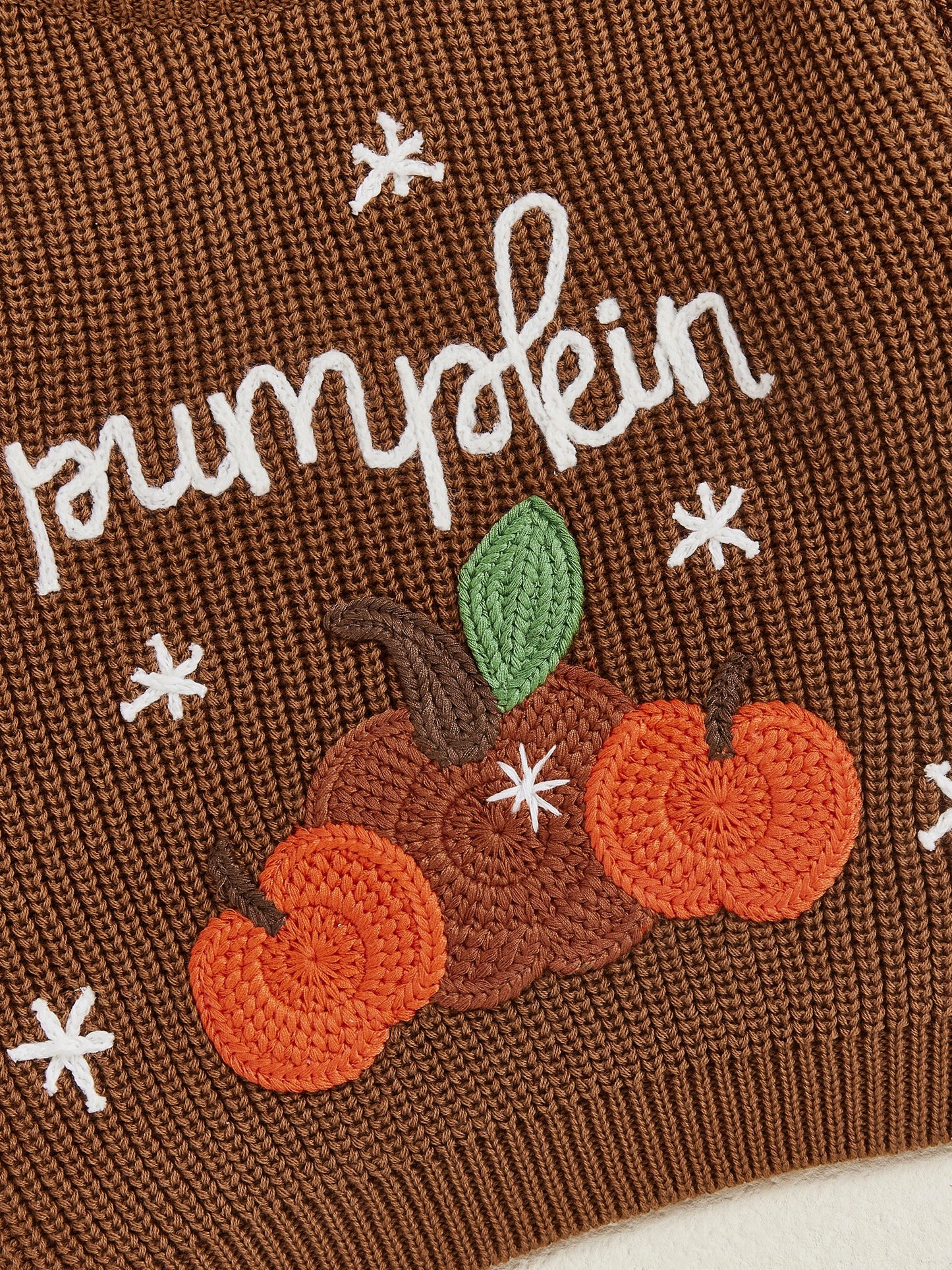 Baby Toddler Kids Boys Girls Halloween Fall Sweater Long Sleeve Round Neck Pumpkin/ Pumpkin Season Truck/Ghost Embroidery Knit Top