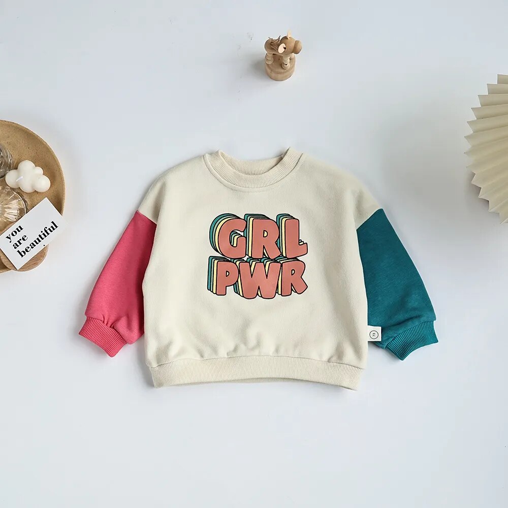 GIRL POWER Patchwork Sweater Bodysuit Romper