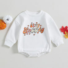Load image into Gallery viewer, Baby Girls Boys Bodysuit Halloween Clothes Stay Spooky Ghost Print Long Sleeve Jumpsuits Romper
