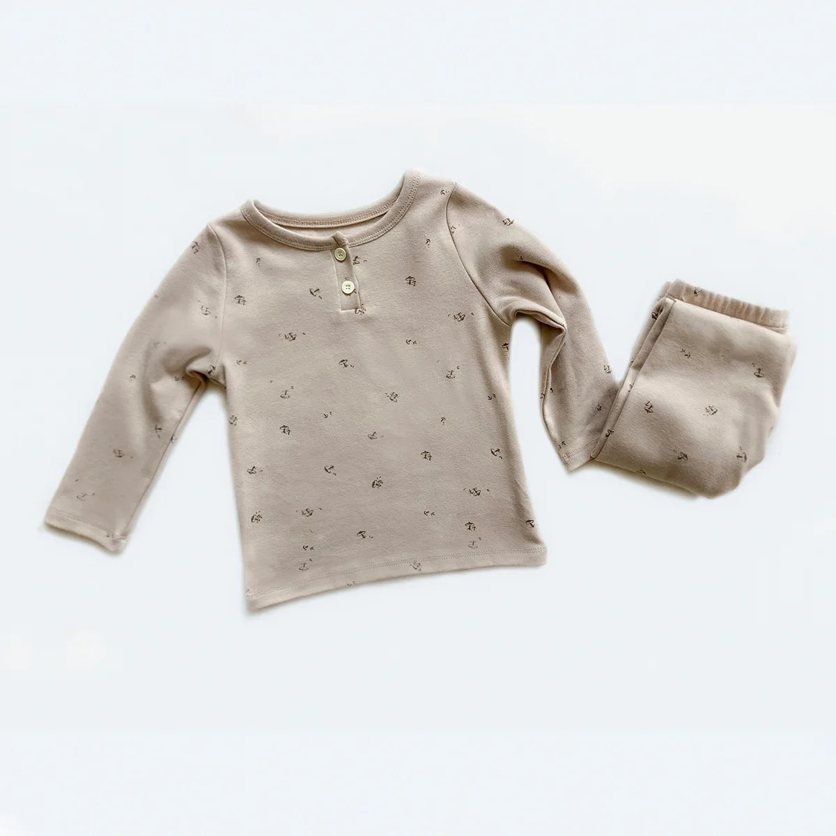 Toddler Kid Girls 2Pcs Pajamas Girl Clothes Set Long Sleeve Top and Pants Suit Homewear Two Piece Pj Set Cute Sweet Outfit