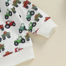 Load image into Gallery viewer, Baby Toddler Boys 2Pcs Fall Outfit Long Sleeve Tractor Print Top + Pants Set
