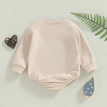 Load image into Gallery viewer, Baby Girls Boys Little Bean Bodysuit Long Sleeve Letter Embroidery Casual Playsuit Romper
