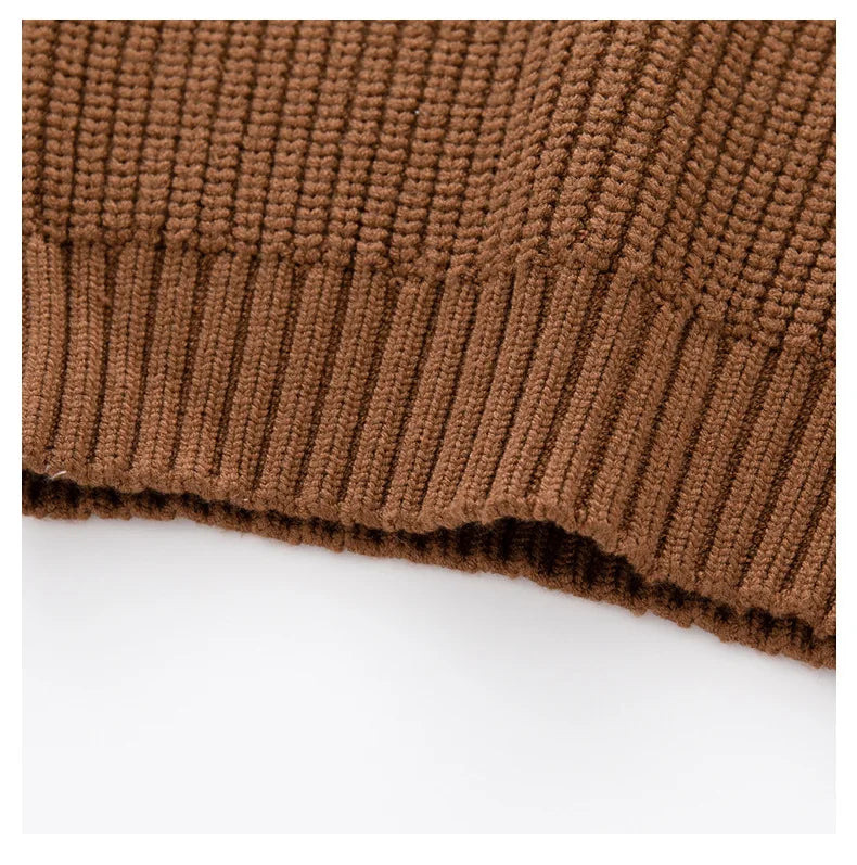 Baby Toddler Kid Boys Girls Sweater Winter Clothes Warm Thick Knit Pullover Top Infant Long Sleeve Basic Knitwear