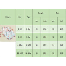 Load image into Gallery viewer, Baby Girls Boys Easter Clothes Long Sleeve Crew Neck Bunny Rabbit Carrot Flower Print Bodysuit Romper
