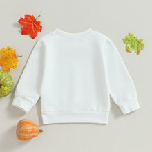 Load image into Gallery viewer, Baby Toddler Girls Boys Fall Clothes Pumpkin Tis the Season Print Crew Neck Long Sleeve Tops
