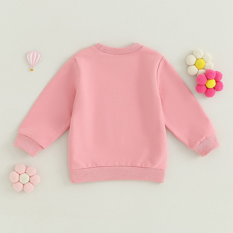 Toddler Baby Boy Girl Halloween Magic Letter Print Long Sleeve Round Neck Pullover Loose Top