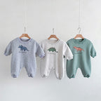 Cozy Dinosaur Jumpsuit Romper