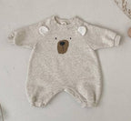 Cute Bear Face Jumpsuit Romper