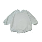 Kids Solid Sweatshirt Romper