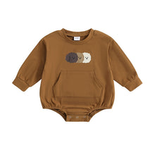 Load image into Gallery viewer, Baby Toddler Boys Girls Bodysuit Long Sleeve Cartoon Print Sweatshirt Jumpsuit Romper
