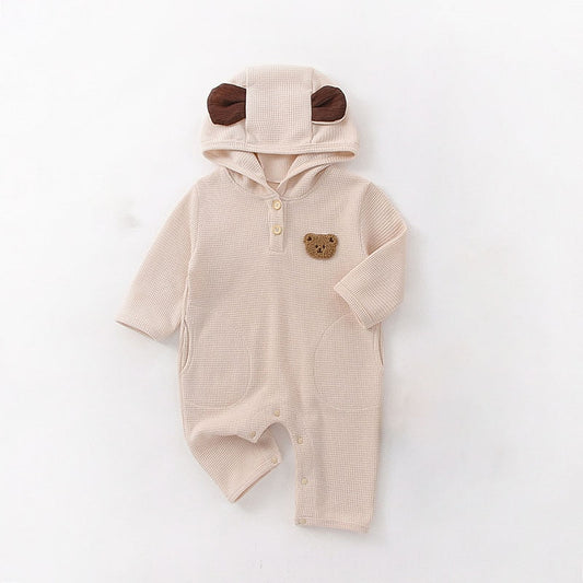 Teddy Bear Ears Jumpsuit Romper