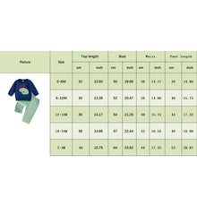 Load image into Gallery viewer, Baby Toddler Boys 2Pcs Golf Outfit Long Sleeve Golf Flag Embroidery Top + Plaid Pants Set
