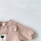 Cute Bear Face Jumpsuit Romper