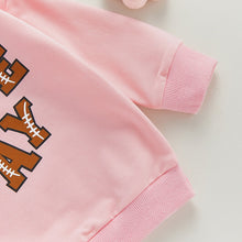 Load image into Gallery viewer, Kids Girls Boys Game Day Football Season Print Long Sleeve Crew Neck Toddler Pullovers Fall Tops

