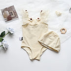 Girls Floral Swimming Suit