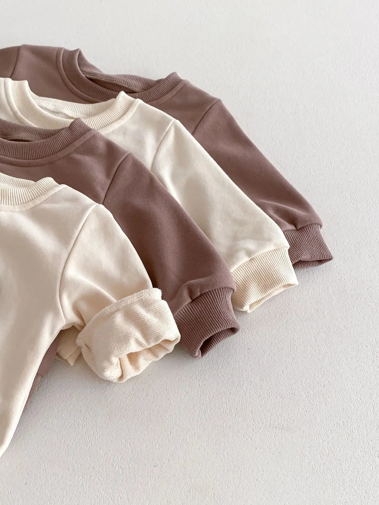 Baby Toddler Boy Girl 2Pcs Clothes Set Autumn Winter Infant Jogger Set Long Sleeve Pullover Top Pant Suit Outfit