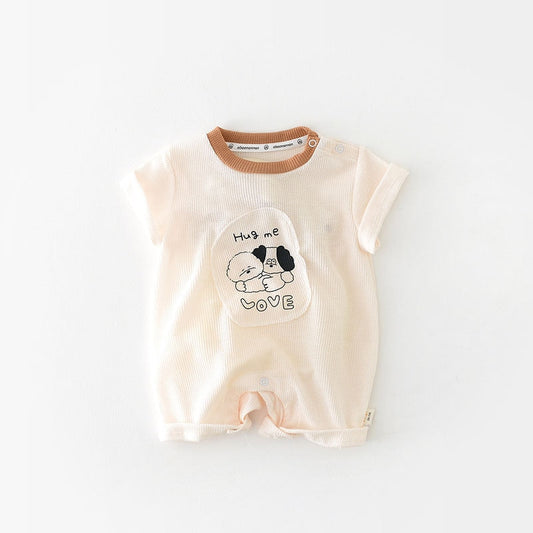 Waffle Boys Cartoon Rompers