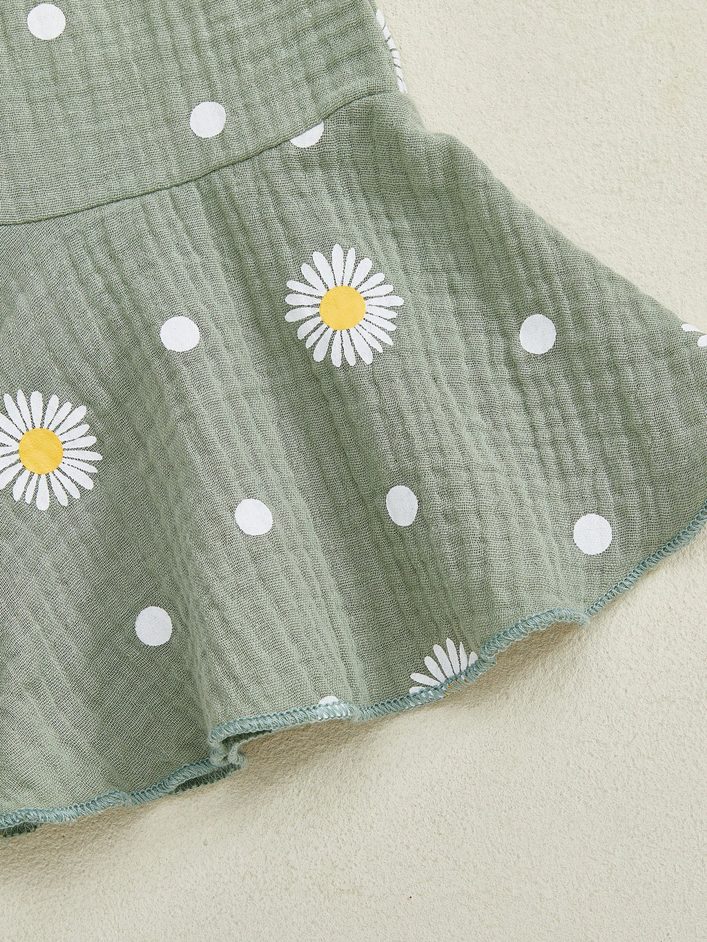 Baby Toddler Girls Summer Overalls Infants Sleeveless Daisy Floral Print Suspender Flared Pants