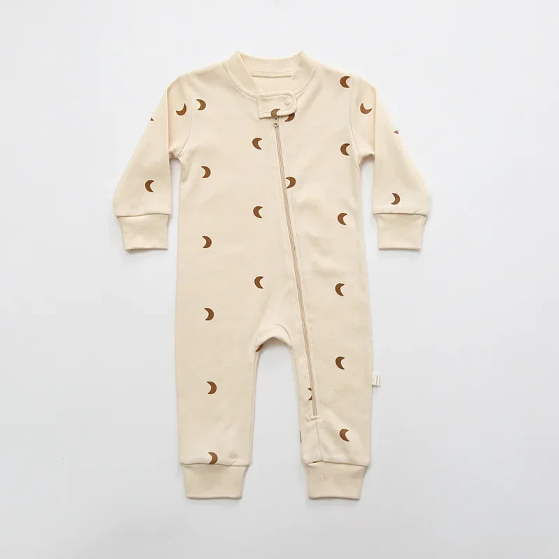 Baby Boy Girl Zip Up Onesie Zipper Romper