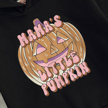 Load image into Gallery viewer, Baby Toddler Boys Girls Halloween Hooded Long Sleeve Happy Little Pumpkin Print Pullover Tops

