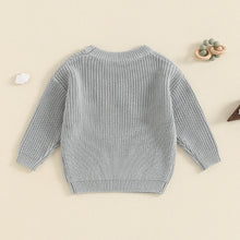 Load image into Gallery viewer, Baby Boys Girls 1 Year Old Birthday Autumn Winter Knitted Sweater Long Sleeve Round Neck Cake Embroidery Knitwear Top
