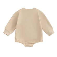 Load image into Gallery viewer, Baby Boy Lil Bro Romper Long Sleeve Round Neck Letter Embroidery Bodysuit Fall Playsuit
