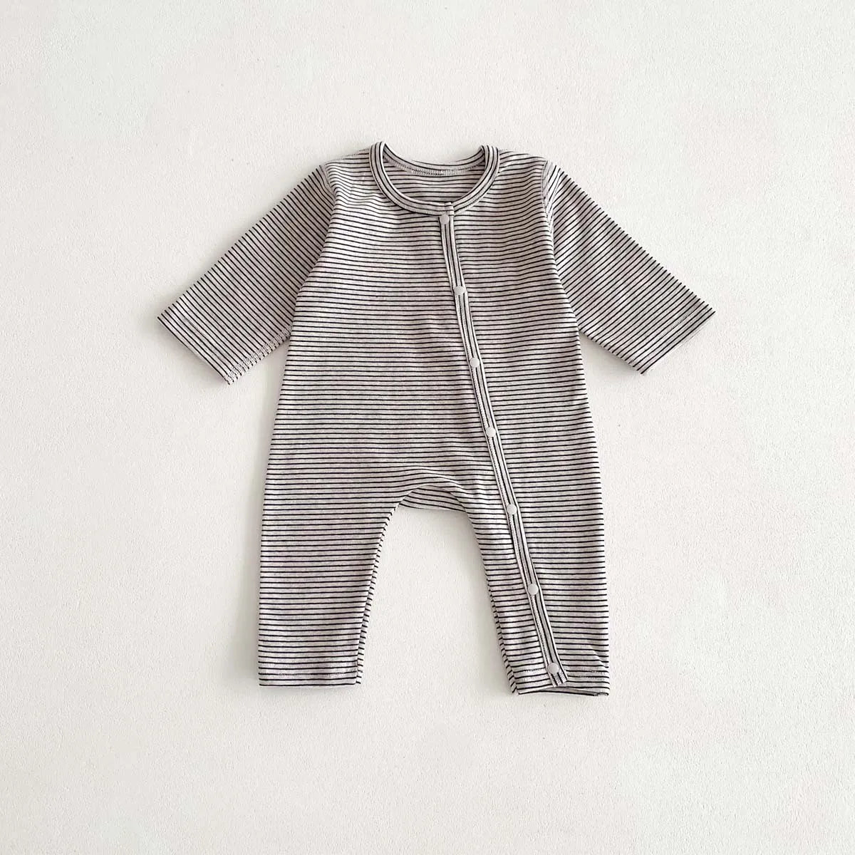 Striped Cotton Baby Romper