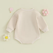 Load image into Gallery viewer, Baby Boys Girls Rompers Colorful Fuzzy Letter Embroidery Cousin Crew Matching Long Sleeve Jumpsuit
