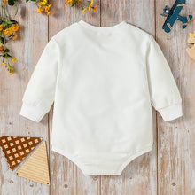 Load image into Gallery viewer, Baby Girls Boys Long Sleeve Halloween Rompers Meet Me At The Pumpkin Patch Print Round Neck Jumpsuits
