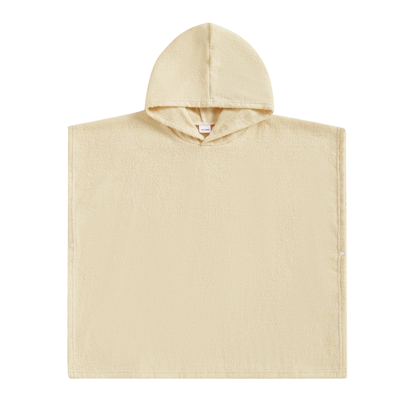 Toddler Kids Boys Girls Hooded Beach Swim Poncho Towels Solid Color Loose Fit Beach Robe Cover-up for Summer