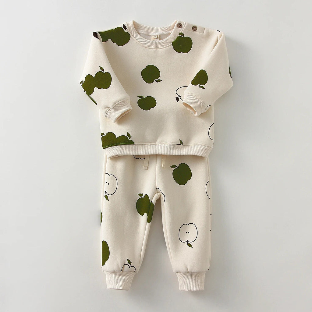 Warm Fall Apple Jogger Set
