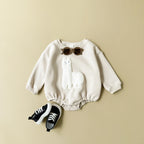 Fuzzy Llama Bodysuit Romper