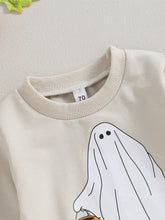 Load image into Gallery viewer, Toddler Baby Boys Girls Halloween Long Sleeve Crew Neck Ghost Pullover Oversized Tops
