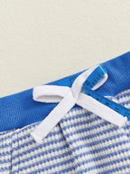 Baby Toddler Boys 2Pcs Fall Striped Outfit Letter Embroidery Long Sleeve Top and Elastic Pants Jogger Set