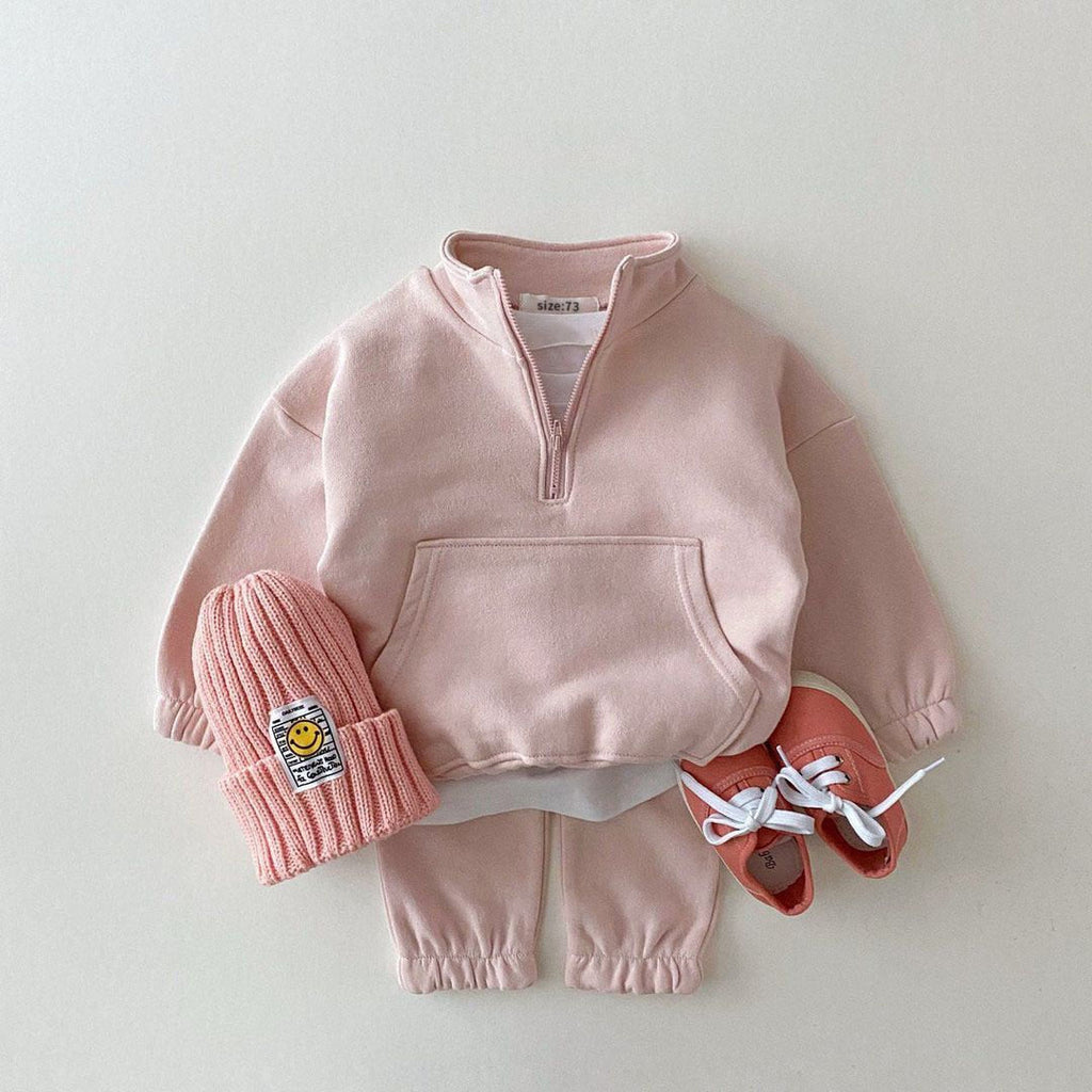 Kids High Neck Jogger Set