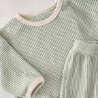 Waffle Sportswear Pants Set