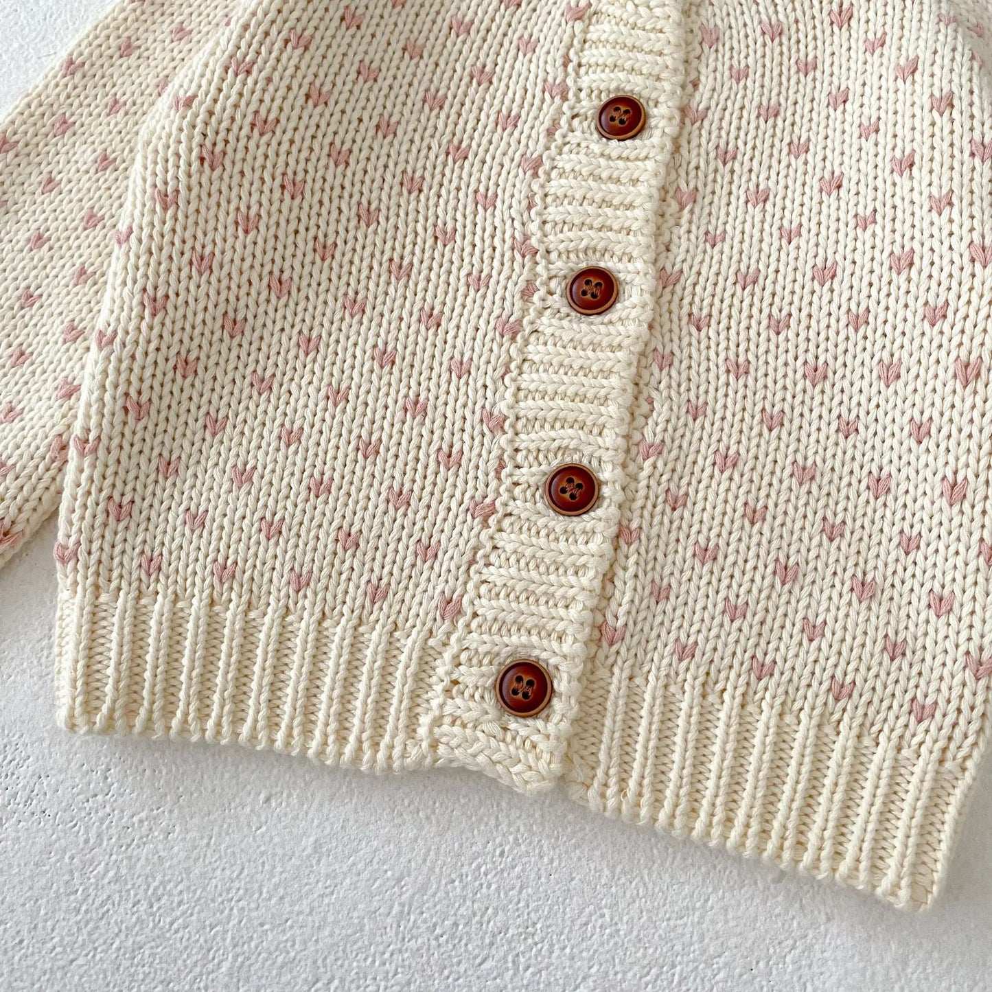 Baby Toddler Girl Sweater Cardigan Elegant Newborn Winter Kid Clothes Long Sleeve Knit Top Thick Warm Knitwear