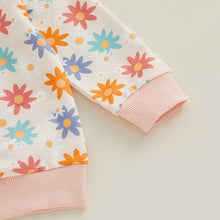 Load image into Gallery viewer, Baby Toddler Girl 2Pcs Clothes Set Fall Outfits Long Sleeve Floral Print Top Long Pants
