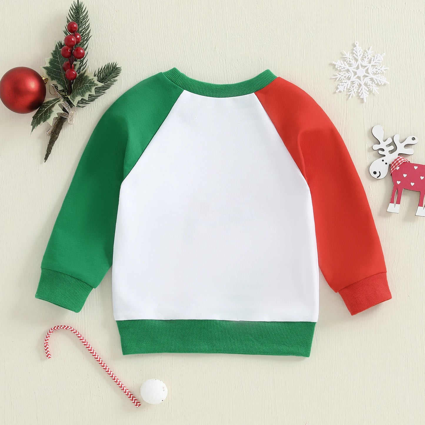 Baby Toddler Boys Girls Long Sleeve Pumpkin/Ghost/Christmas Tree Embroidery Crew Neck Top