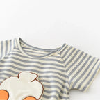 Duckie Short Sleeve Bodysuit Romper