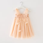 Princess Butterfly Fairy Wings Tulle Dress