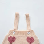 Heart Print 2 Piece Sweater Set