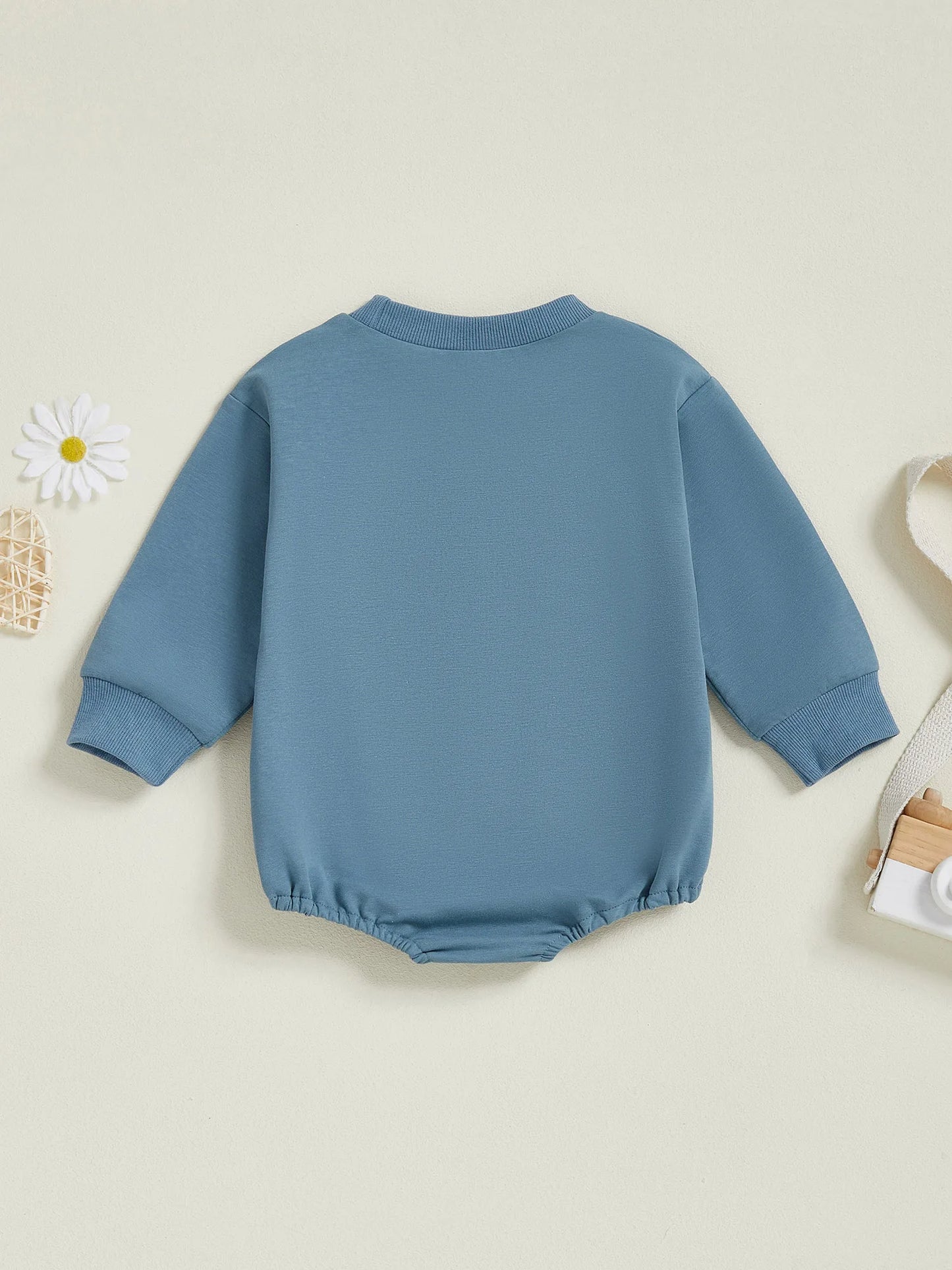 Baby Toddler Boys Lil/Bib Bro Autumn Jumpsuit Long Sleeve Round Neck Letter Embroidery Romper or Top Brothers Matching Outfits