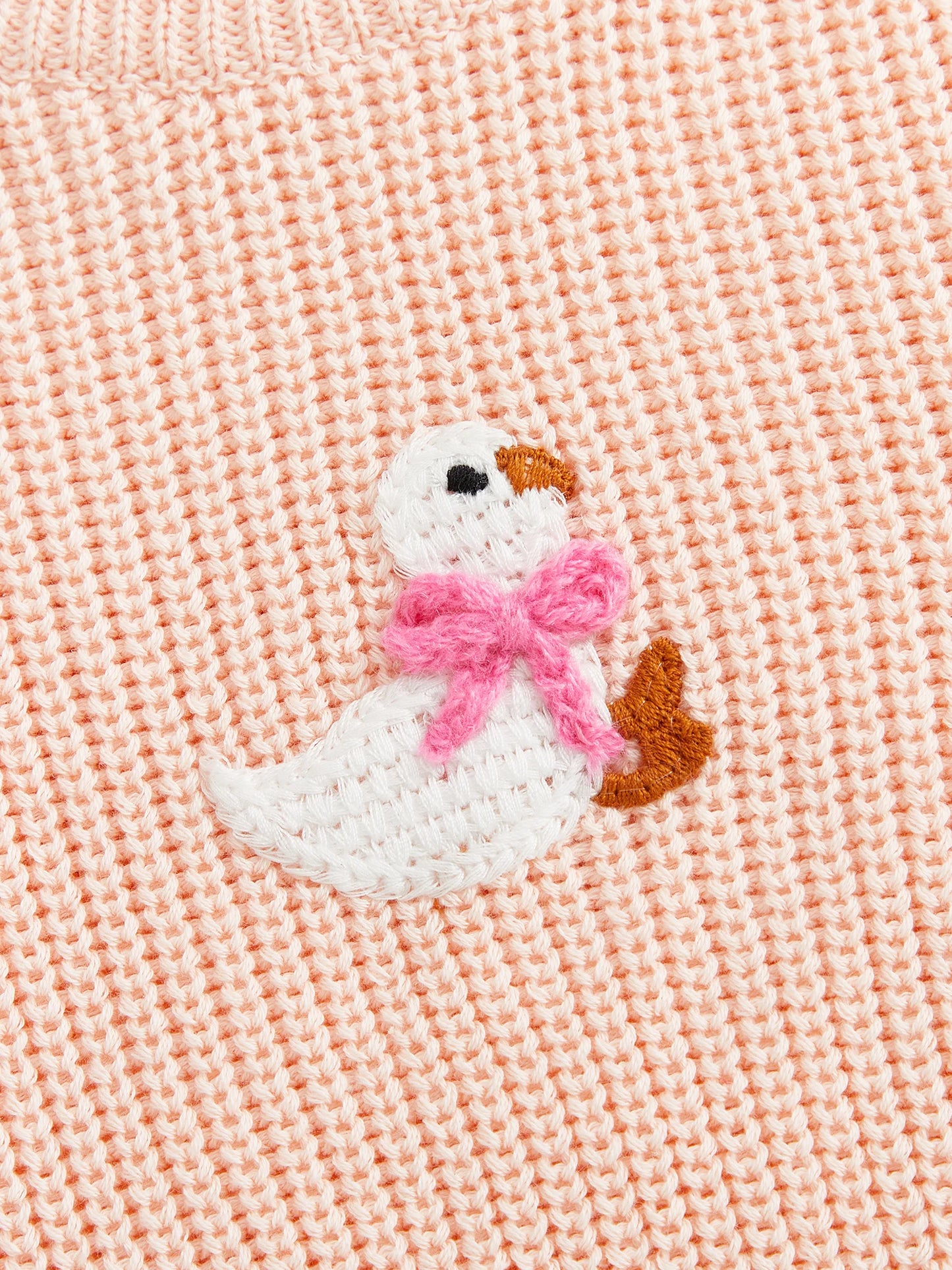 Baby Toddler Girls Sweater Long Sleeve Crew Neck Cute Duck Soft Warm Winter Sweater Clothes