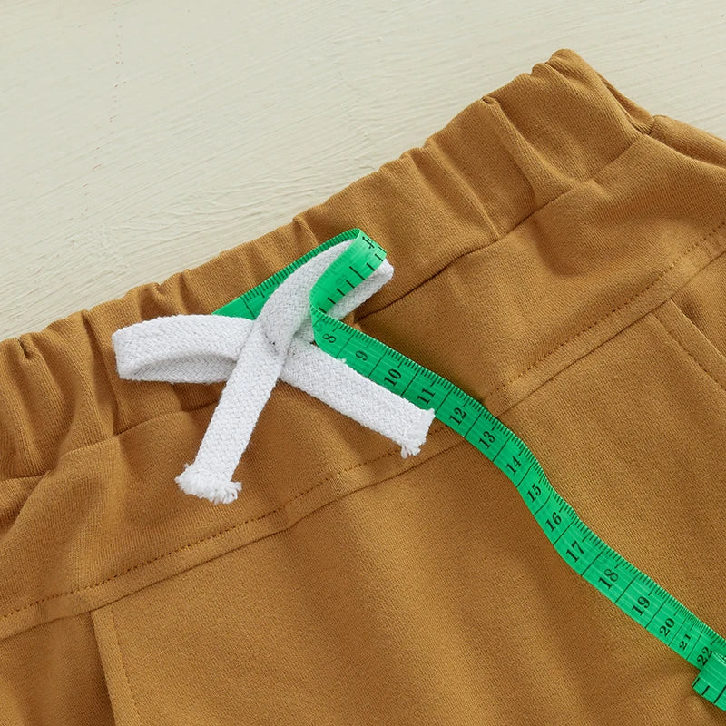 Baby Toddler Boys 2Pcs Easter Shorts Set Carrot Bunny Print Short Sleeve Round Neck Top Elastic Waistband Shorts