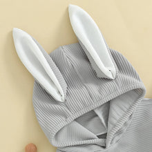 Load image into Gallery viewer, Baby Boy Girl Easter Hooded Jumpsuit Bunny Ears Hood Long Sleeve Romper

