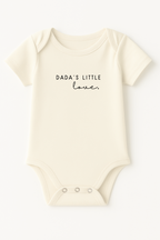 Dada's Little Love Organic Cotton Baby Bodysuit Short Sleeve