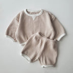 Waffle Sportswear Shorts Set