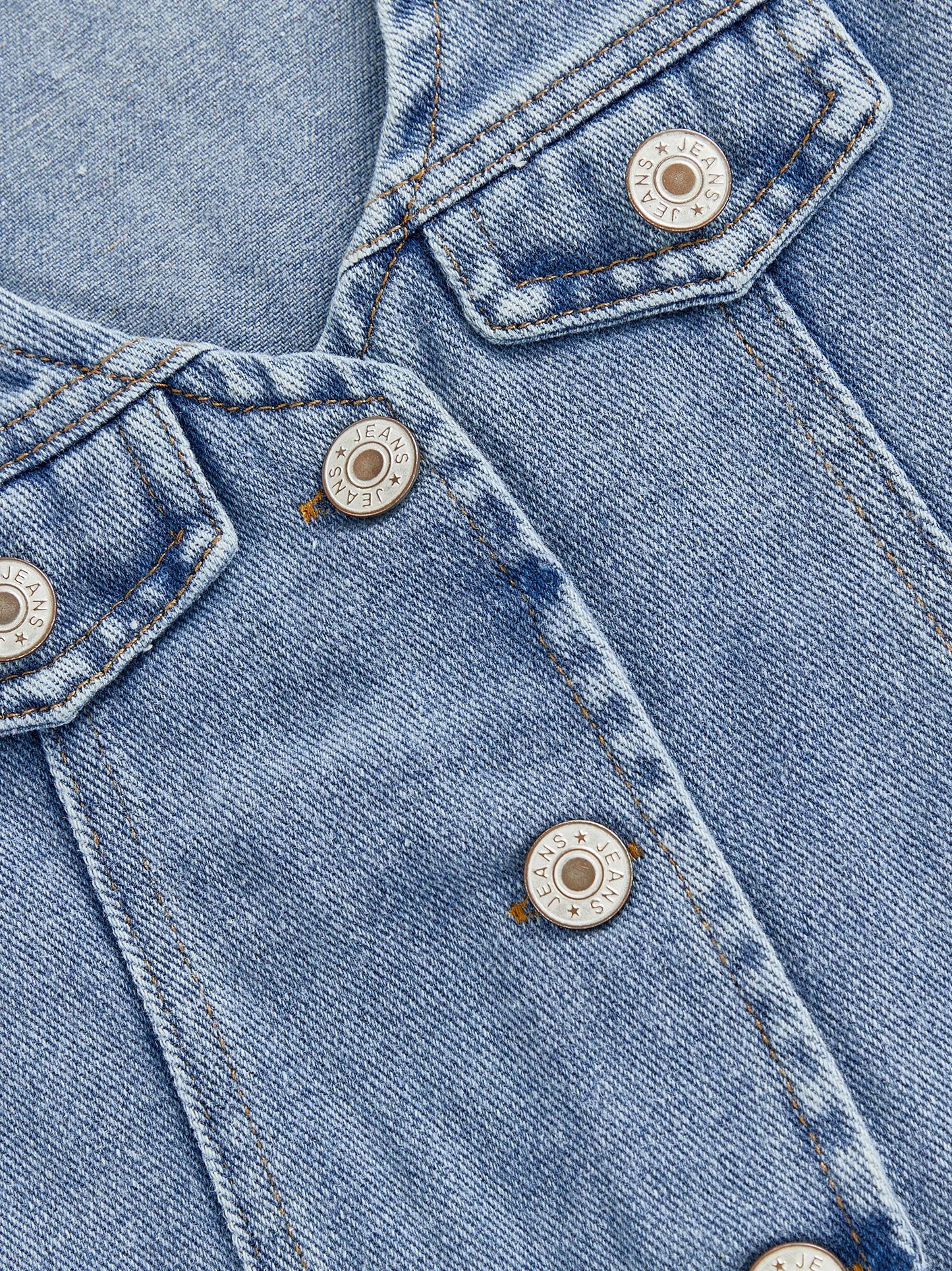 Toddler Kids Girls 2Pcs Denim Set Solid Color V-Neck Button Down Vest and Pleated Skirt 2 Piece Outfit